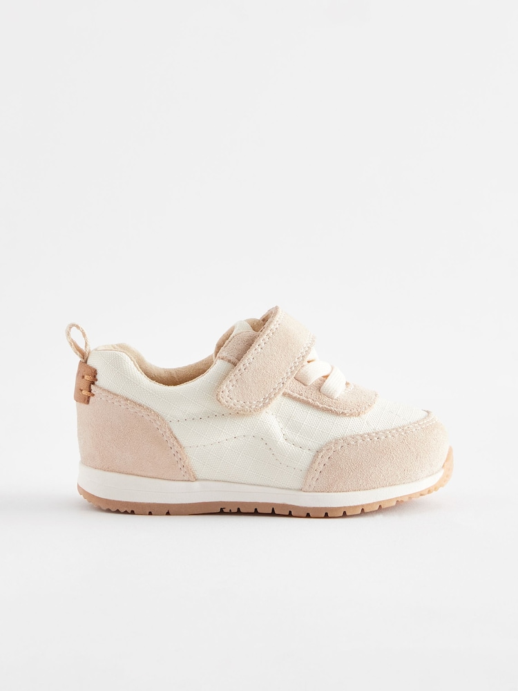 White Neutral Standard Fit (F) First Walker Trainers - Image 2 of 5 White Neutral Standard Fit (F) First Walker Trainers - Image 2 of 5