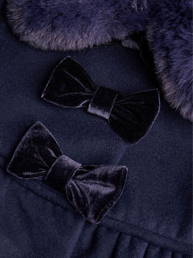 Monsoon Blue Baby Triple Bow Coat - Image 5 of 5