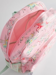 Cath Kidston Pink Unicorn Print Large Backpack - Image 10 of 10