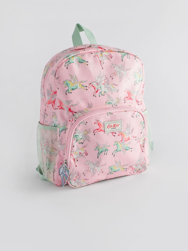 Cath Kidston Pink Unicorn Print Large Backpack - Image 2 of 10