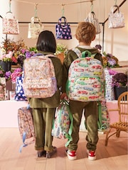 Cath Kidston Mint Green Cars Print Large Backpack - Image 5 of 14