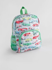 Cath Kidston Mint Green Cars Print Large Backpack - Image 6 of 14