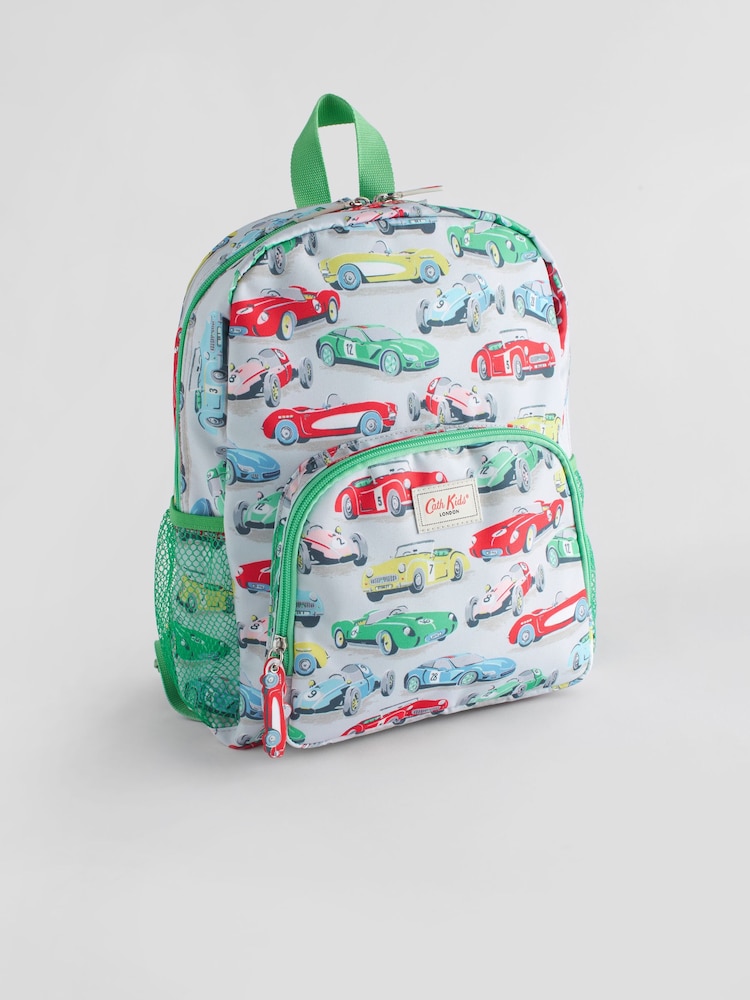 Cath Kidston Mint Green Cars Print Large Backpack - Image 6 of 14