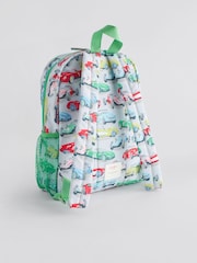 Cath Kidston Mint Green Cars Print Large Backpack - Image 7 of 14