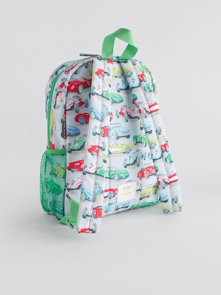Cath Kidston Mint Green Cars Print Large Backpack - Image 7 of 14