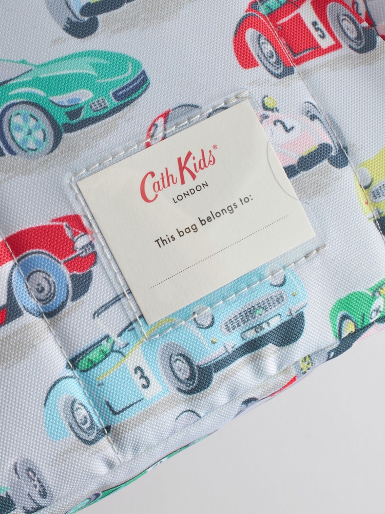 Cath Kidston Mint Green Cars Print Large Backpack - Image 8 of 14