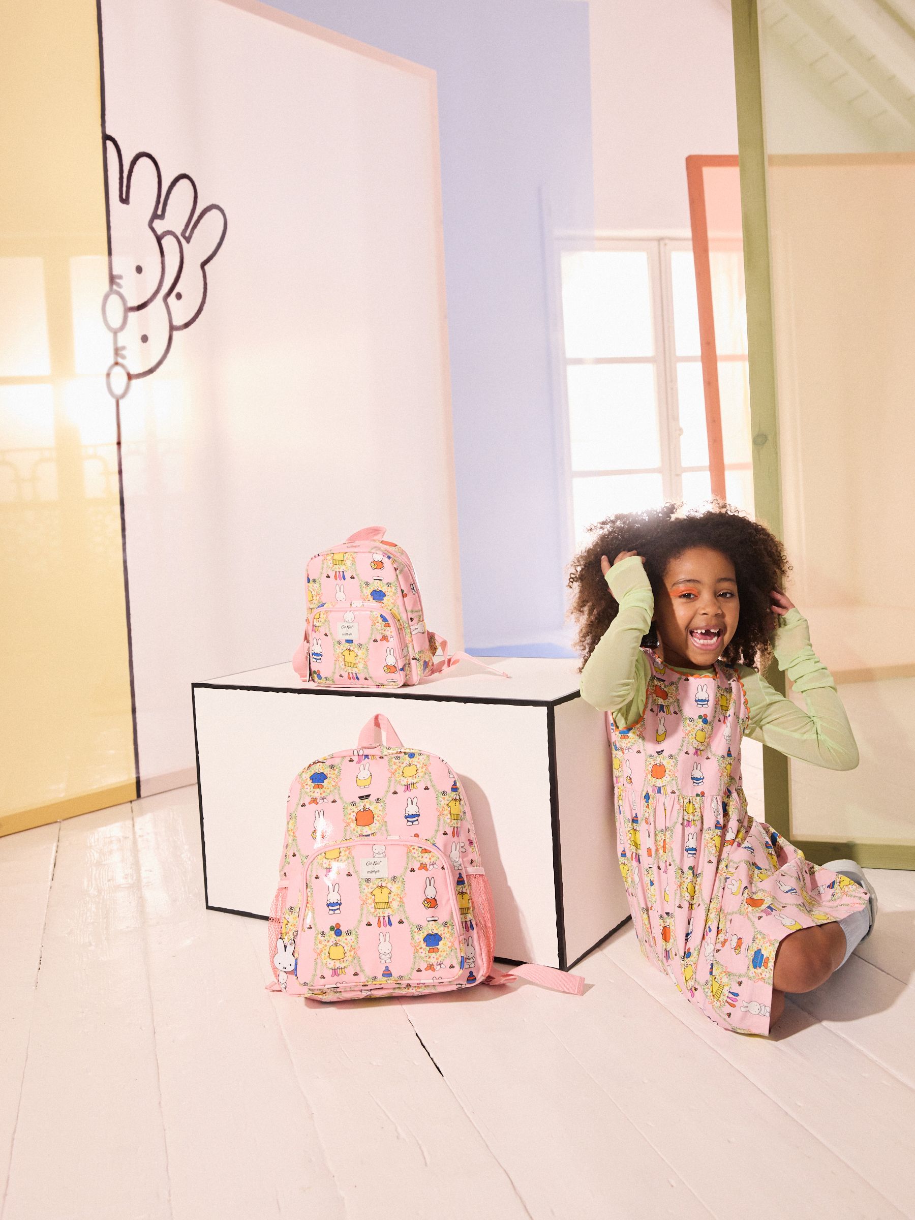 Buy Cath Kidston Pink Miffy Print Kids Backpack from Next USA