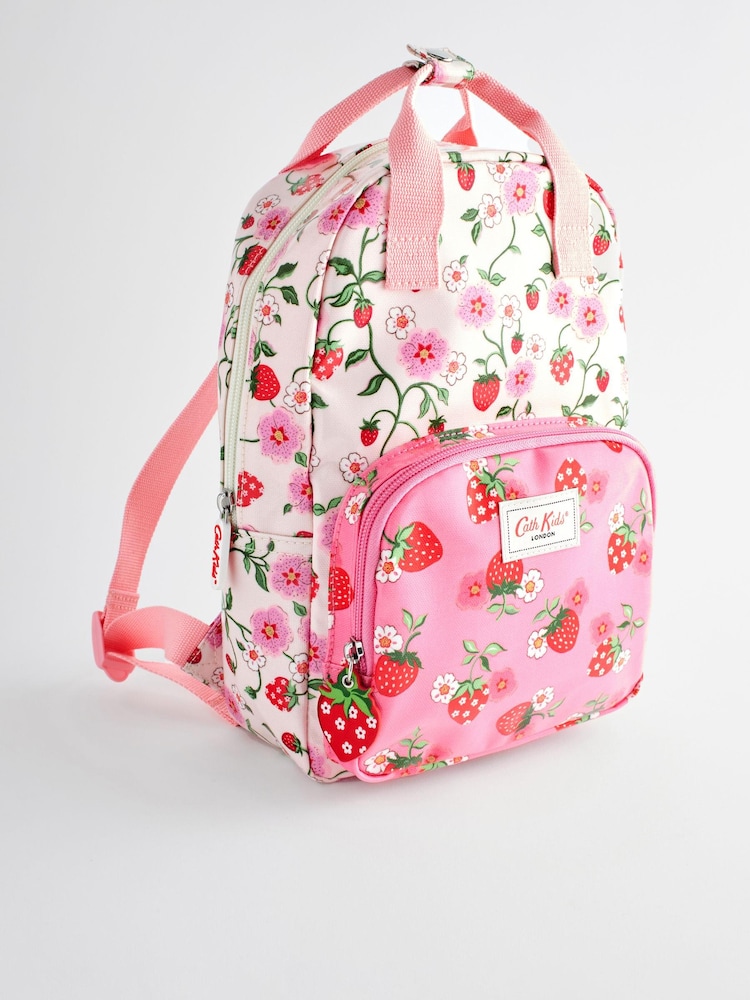 Cath Kidston Pink Strawberry Medium Backpack - Image 1 of 9