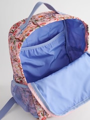 Cath Kidston Pink Floral Print Kids Frill Backpack - Image 9 of 9