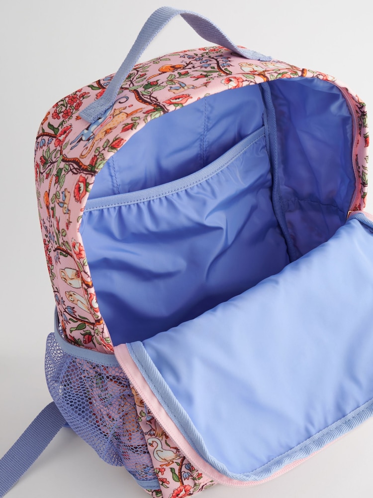 Cath Kidston Pink Floral Print Kids Frill Backpack - Image 9 of 9