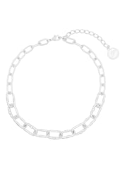 Bibi Bijoux Silver Tone 'Courage' Chunky Chain Necklace - Image 1 of 4
