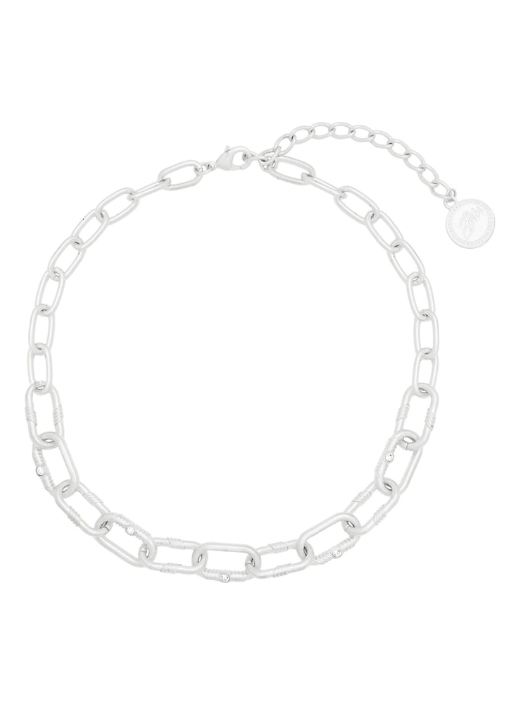 Bibi Bijoux Silver Tone 'Courage' Chunky Chain Necklace - Image 1 of 4