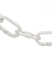 Bibi Bijoux Silver Tone 'Courage' Chunky Chain Necklace - Image 3 of 4