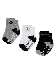 Converse Black Star Gripper Socks 3 Pack - Image 1 of 3