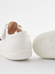 White Wide Fit (G) Crawler T-Bar Shoes - Image 5 of 5