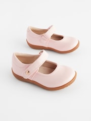 Pink Wide Fit (G) First Walker Mary Jane Shoes - Image 6 of 6