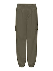 ONLY KIDS Parachute Cargo Green Trousers - Image 1 of 2