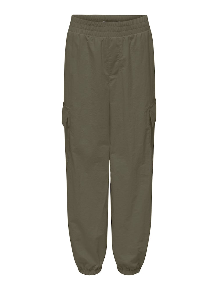 ONLY KIDS Parachute Cargo Green Trousers - Image 1 of 2