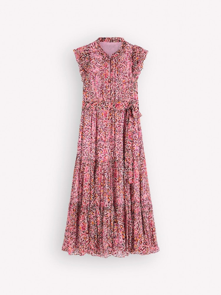 Boden Brown High Neck Sleeveless Dress - Image 1 of 1