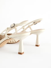 Bone Forever Comfort® Point Toe Slingback Heels - Image 4 of 5