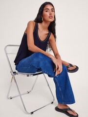 Monsoon Black Jersey Jess Cami Top - Image 1 of 5