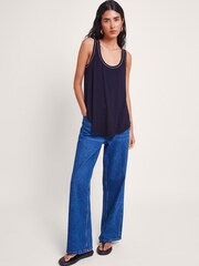 Monsoon Black Jersey Jess Cami Top - Image 3 of 5