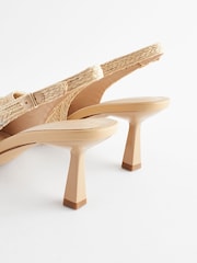 Natural Forever Comfort® Cut Out Slingback Heels - Image 6 of 10