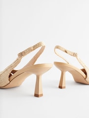 Natural Forever Comfort® Cut Out Slingback Heels - Image 7 of 10