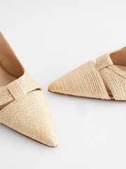 Natural Forever Comfort® Cut Out Slingback Heels - Image 8 of 10