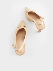 Natural Forever Comfort® Cut Out Slingback Heels - Image 9 of 10