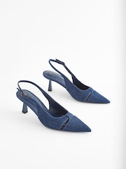 modra - Čevlji z visoko peto in izrezi Forever Comfort® - Slika 4 iz 9