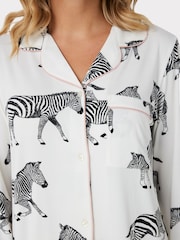 Chelsea Peers Bedrucktes Pyjama-Set mit Knopfleiste - Bild 4 von 8