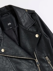 سترة بايكر للبنات من River Island - صورة 4 من 4