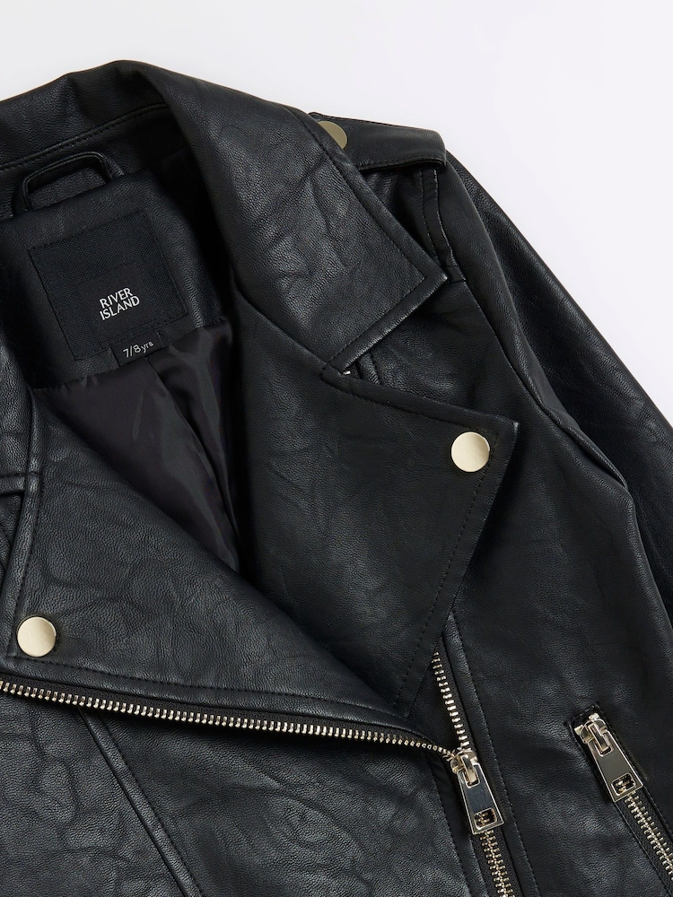 سترة بايكر للبنات من River Island - صورة 4 من 4
