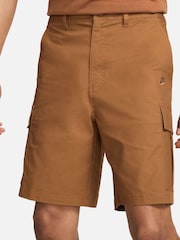 Nike Brown Club Woven Cargo Shorts - Image 3 of 7