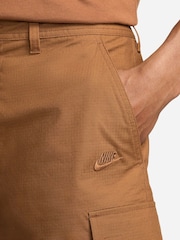 Nike Brown Club Woven Cargo Shorts - Image 5 of 7