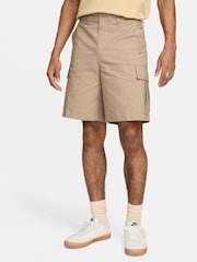 Nike Khaki Club Woven Cargo Shorts - Image 1 of 8