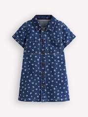 Boden Blue Denim Shirt Dress - Image 1 of 3