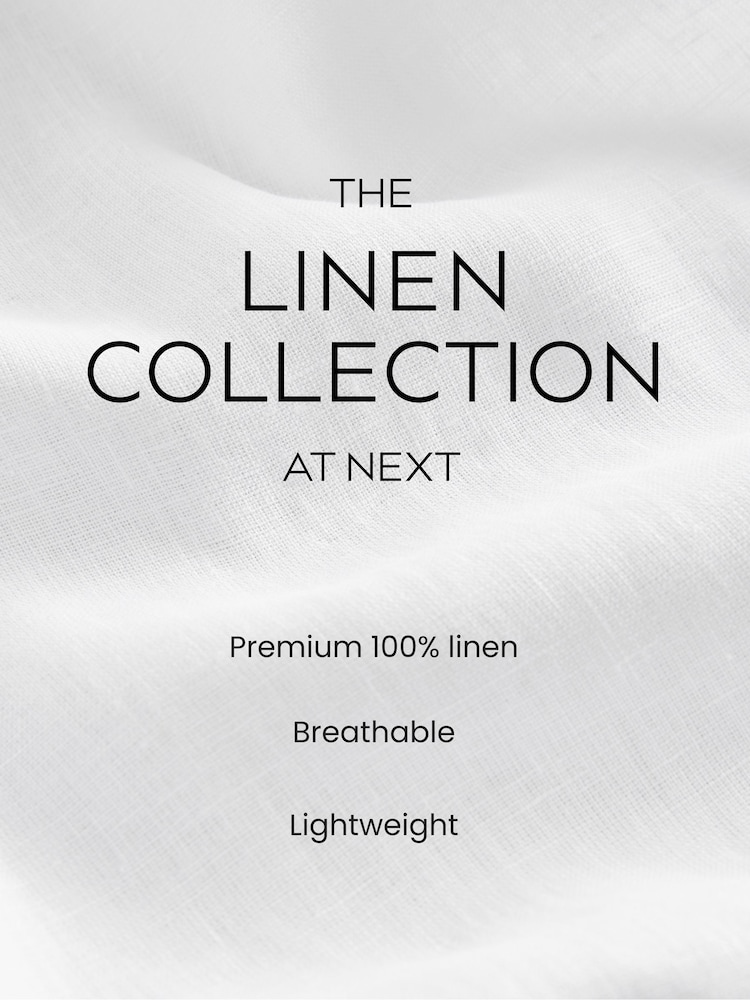 Vert kaki - Pantalon large 100% lin Premium - Image 3 of 10