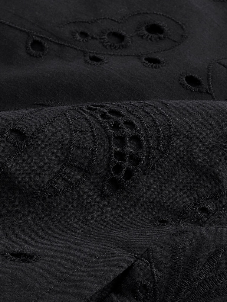 Black Broderie Skort - Image 7 of 7