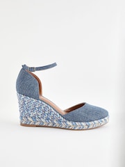 Blue Forever Comfort® Closed Toe High Wedges - Image 2 of 7