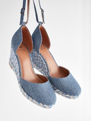 Blue Forever Comfort® Closed Toe High Wedges - Image 3 of 7