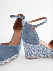 Blue Forever Comfort® Closed Toe High Wedges - Image 4 of 7