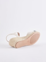 Neutral Standard/Wide Fit Forever Comfort Toe Cap Closed Toe Wedges - Image 5 of 8