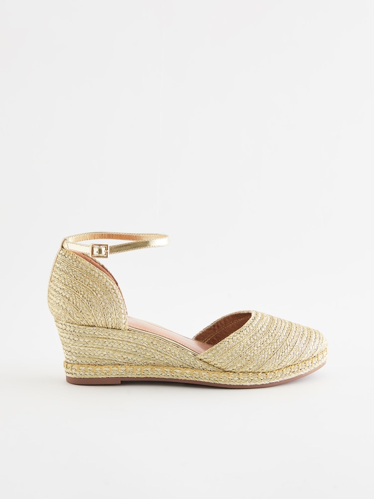 Gold Standard/Wide Fit Forever Comfort® Closed Toe Wedges - Image 2 of 5 Gold Standard/Wide Fit Forever Comfort® Closed Toe Wedges - Image 2 of 5