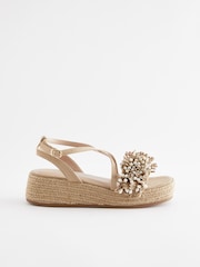 Neutral Forever Comfort® Espadrille Flatform Sandals - Image 2 of 6