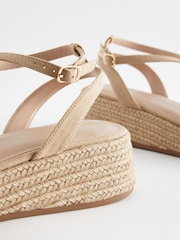 Neutral Forever Comfort® Espadrille Flatform Sandals - Image 4 of 6