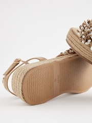Neutral Forever Comfort® Espadrille Flatform Sandals - Image 6 of 6