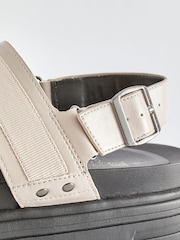 Bone Standard/Wide Fit Chunky Wedge Sandals - Image 8 of 8