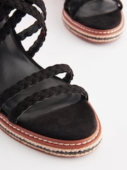 Schwarz - Forever Comfort® Geflochtene Kork-Keilschuhe​​​​​​​ - Bild 8 von 8